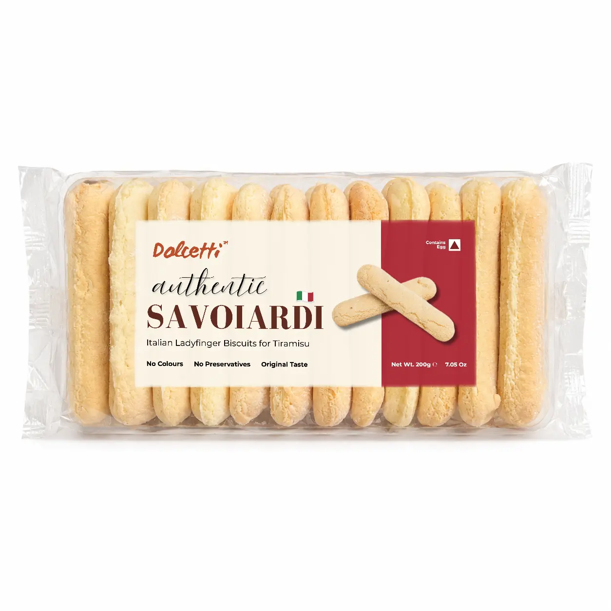 Dolcetti Authentic Italian Savoiardi Ladyfinger Biscuits packet