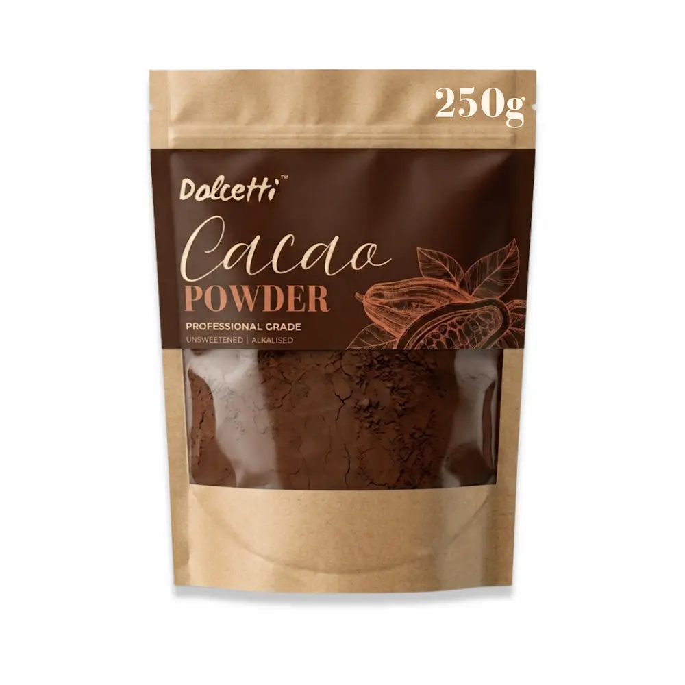 Dolcetti Professional Dutch-Processed Cocoa, Single Origin, 250g pack