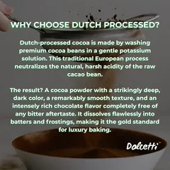 Why choose Dutch-processed cocoa over natural cocoa
